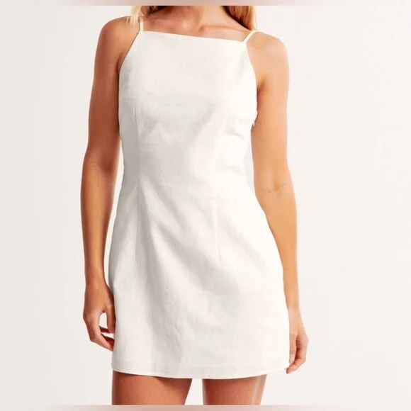 Abercrombie & Fitch | Dresses | Abercrombie Fitch Highneck Strappy Mini Dress Cream | Poshmark Abercrombie & Fitch | Dresses | Abercrombie Fitch Highneck Strappy Mini Dress Cream | Poshmark